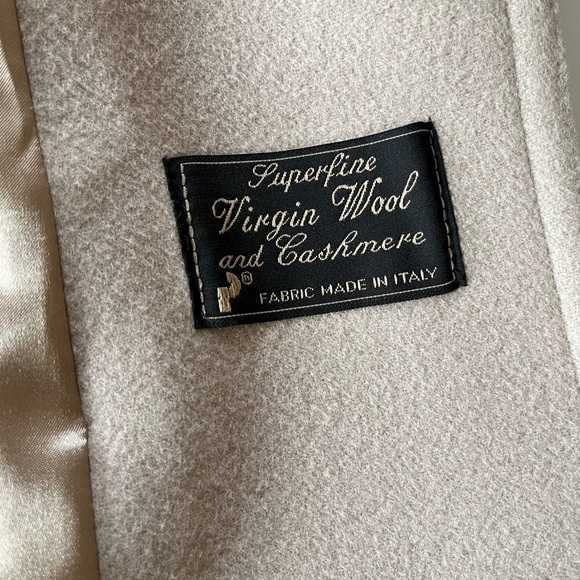 Blush Cashmere / virgin wool coat - Picture 6 of 11